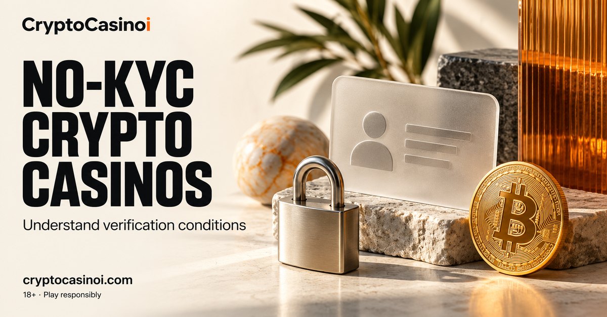 Compare No-KYC crypto casinos