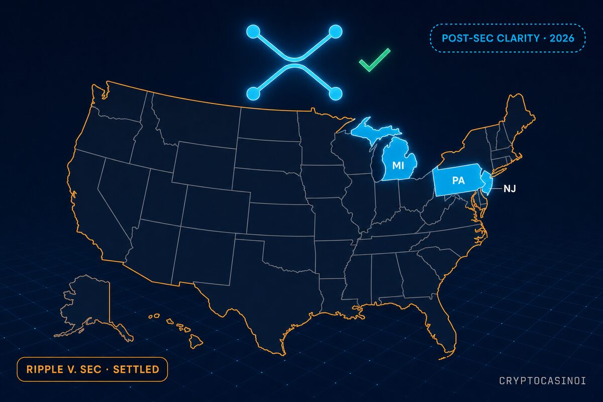 XRP casino sites for US players 2026 with Ripple v SEC settled and post-SEC clarity status by CryptoCasinoi